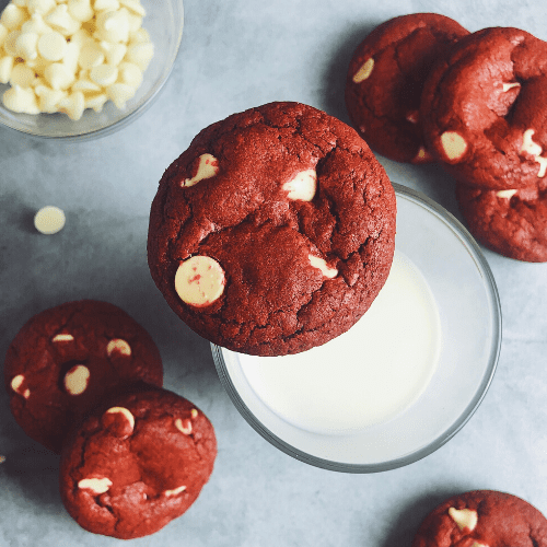 Red Velvet Cookies (Two Ways)