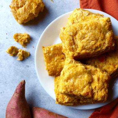 sweet potato biscuits featured image