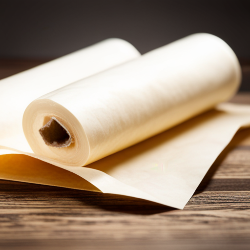 large roll of parchment paper