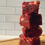 red velvet cheesecake brownies featured image