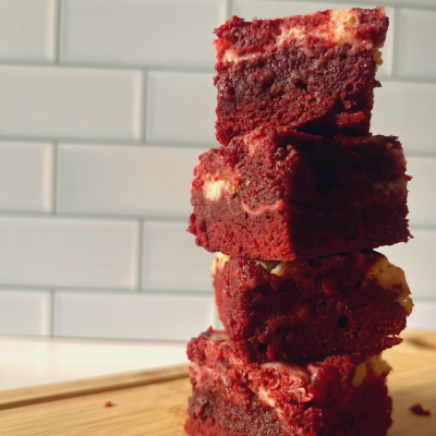 Red Velvet Cheesecake Brownies